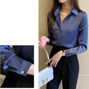 Satin ladies blouse - Aniek
