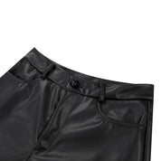 Luxurious leather straight leg - Feay