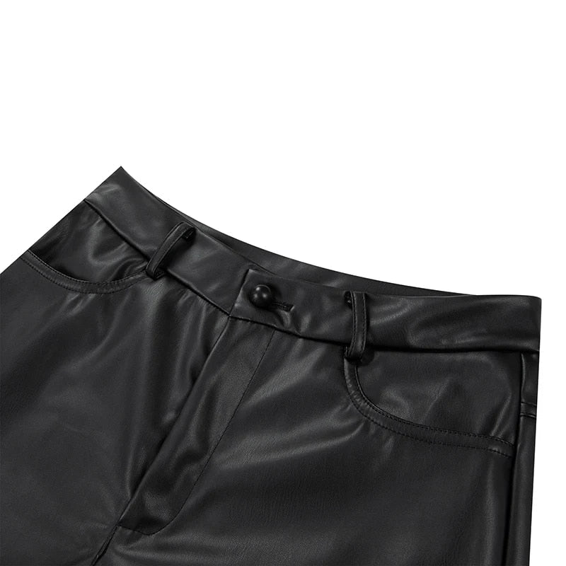 Luxurious leather straight leg - Feay