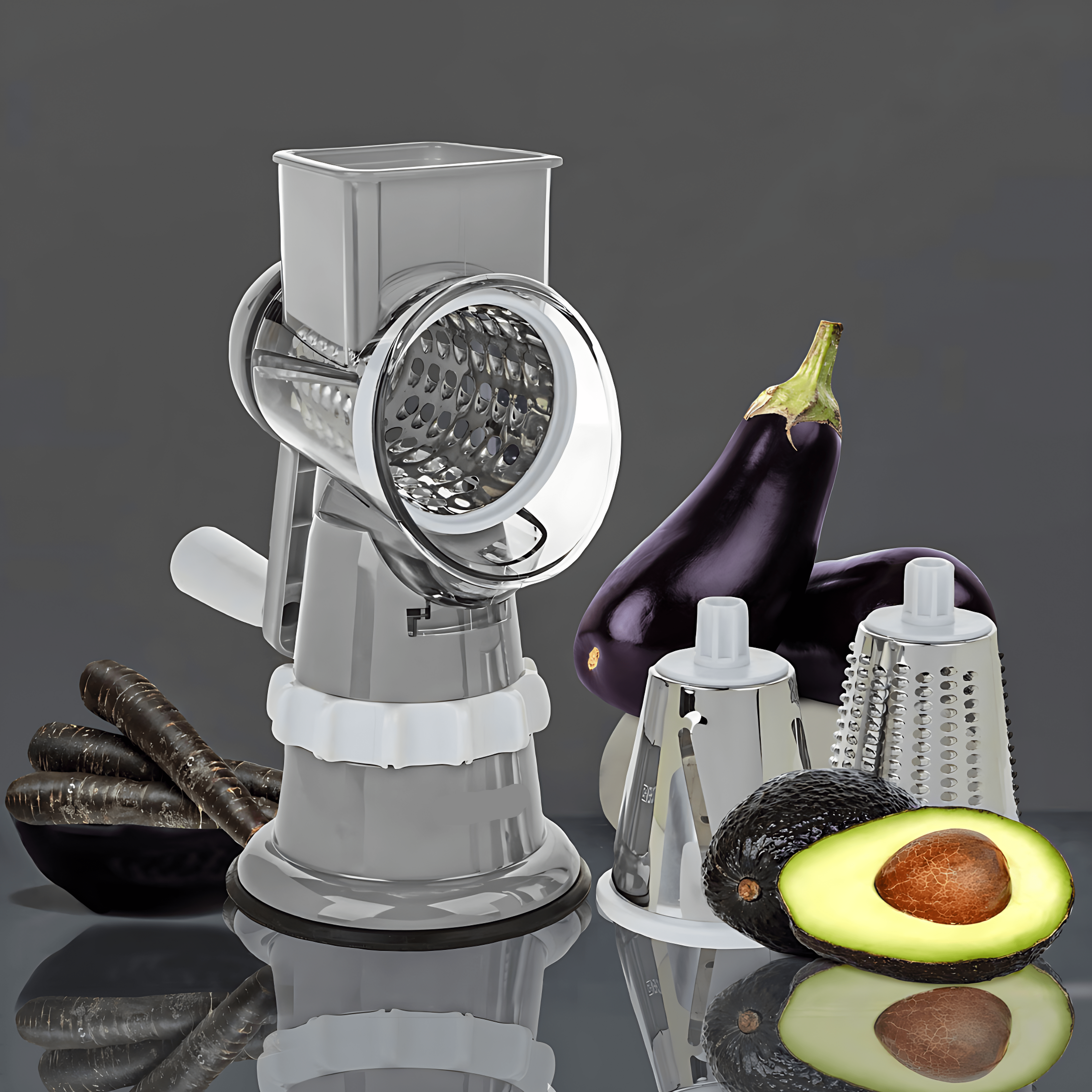 Simple and compact vegetable cutter