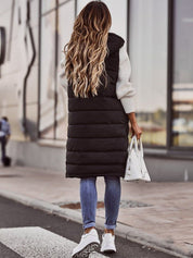 Lilith | Fashionable Knee-Length Quilted Vest for Women