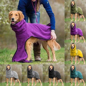 Pet bathrobe