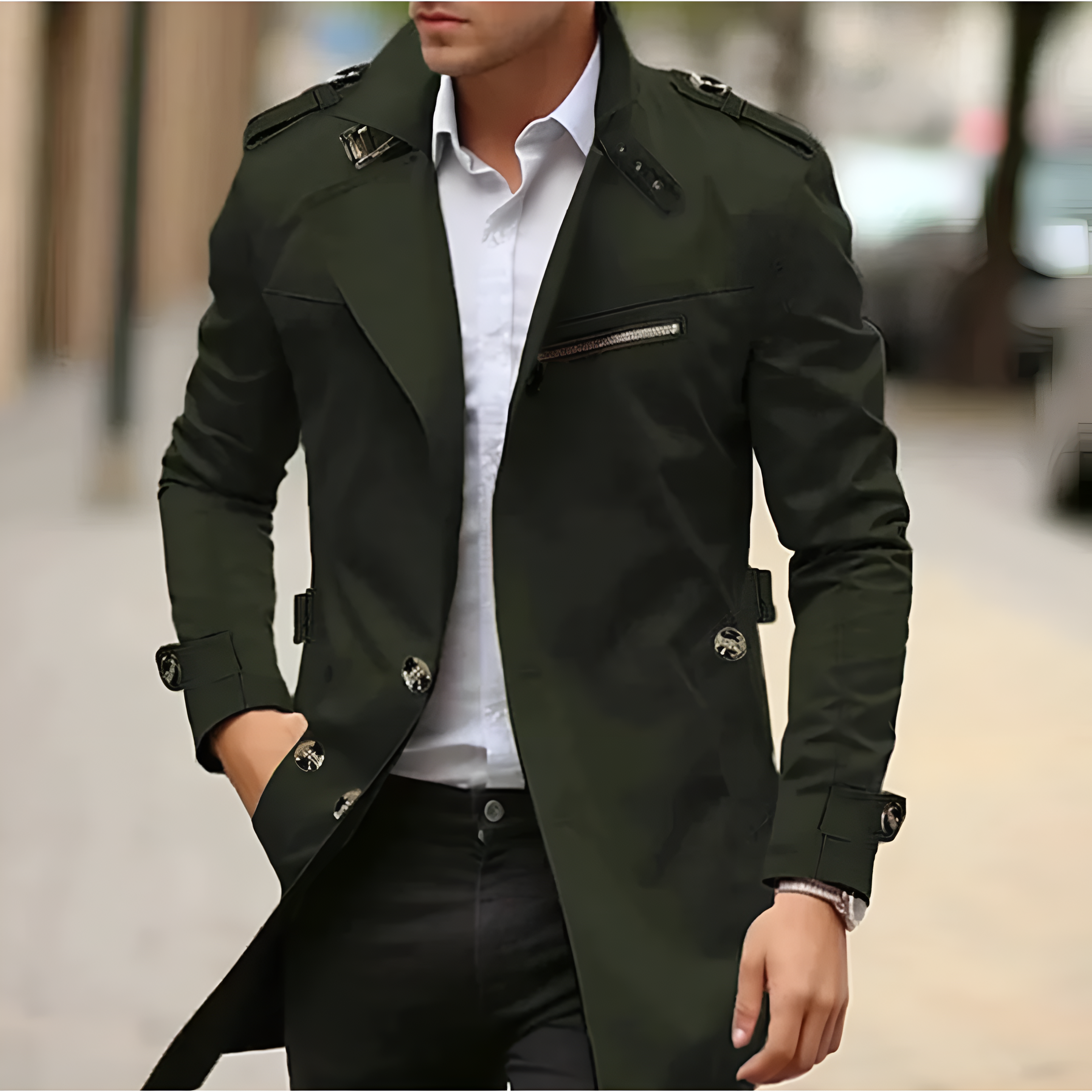 Oliver | Stylish Casual Trench Coat for Men