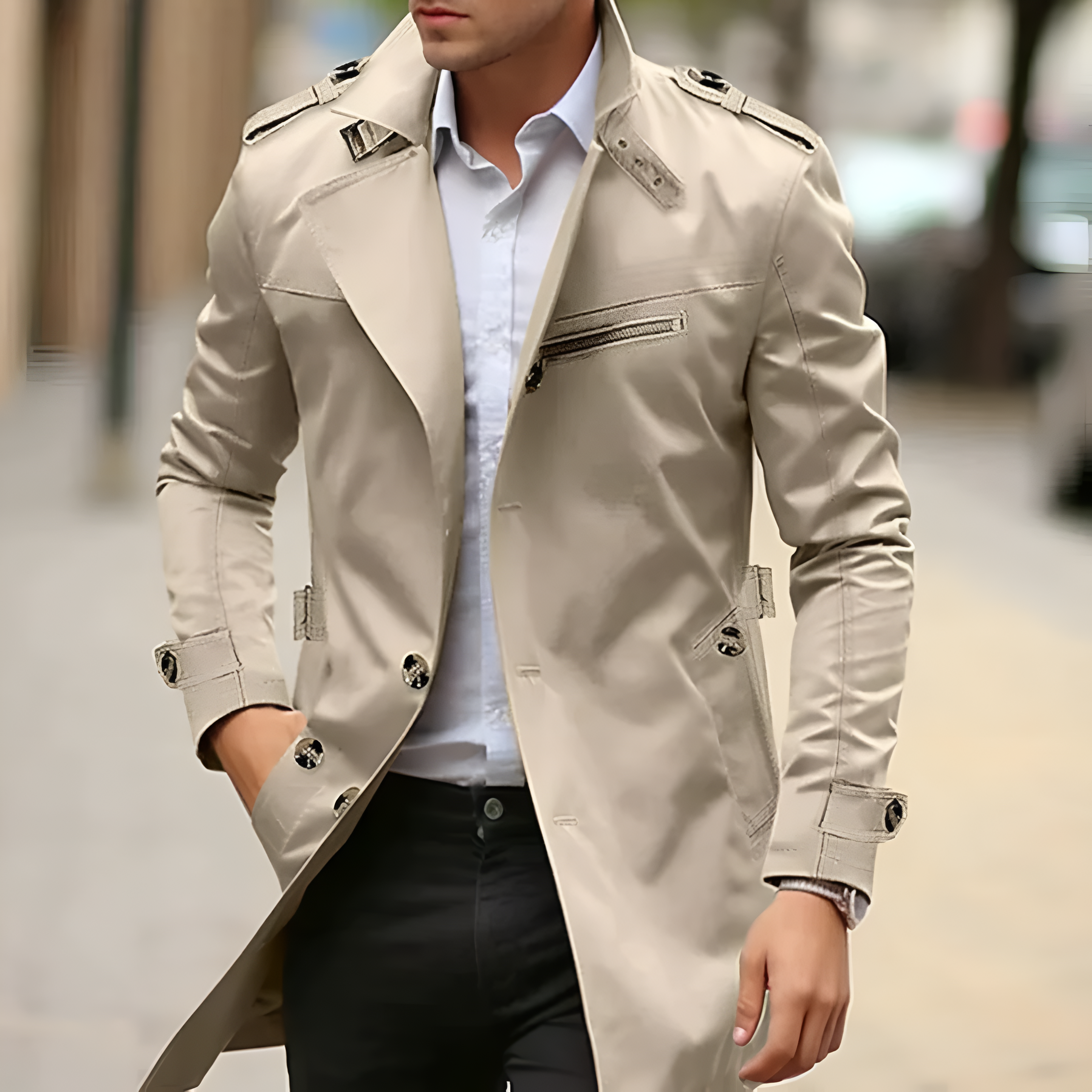 Oliver | Stylish Casual Trench Coat for Men