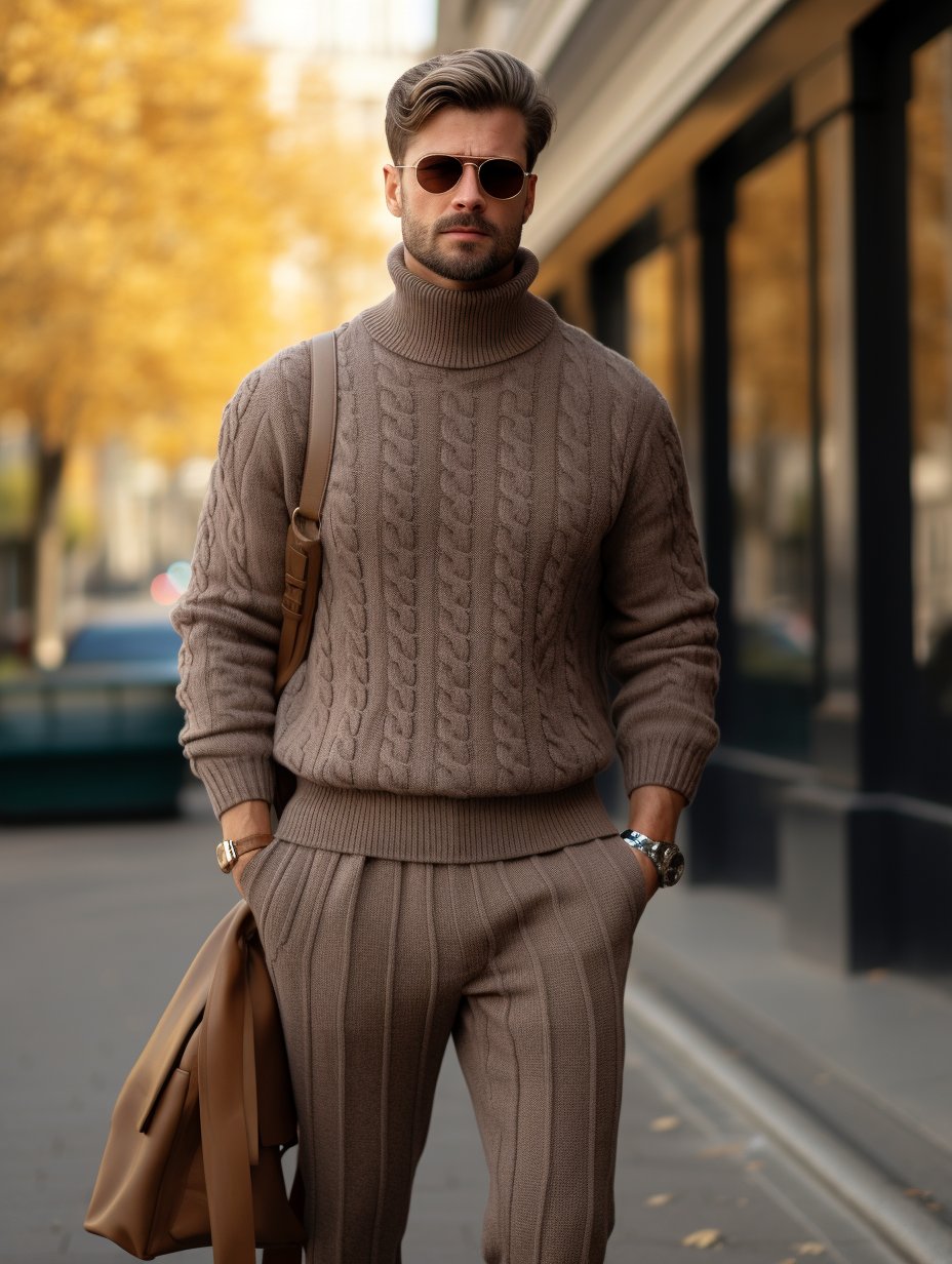 Chunky knitted set - Neptune