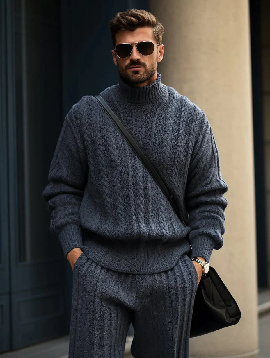 Chunky knitted set - Neptune