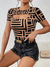 Anna | Elegant T-shirt with neckline cut
