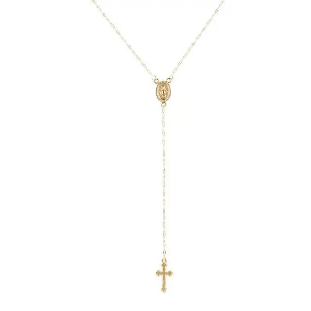 Eleanor| Rosary necklace