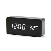 Minimalistic Digital LED alarm clock with speech control