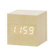 Minimalistic Digital LED alarm clock with speech control