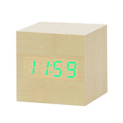 Minimalistic Digital LED alarm clock with speech control
