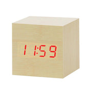 Minimalistic Digital LED alarm clock with speech control