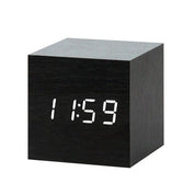 Minimalistic Digital LED alarm clock with speech control