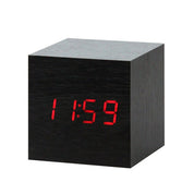 Minimalistic Digital LED alarm clock with speech control