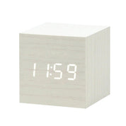 Minimalistic Digital LED alarm clock with speech control