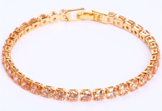LuxeLink | Elegant Tennis Chain Bracelet