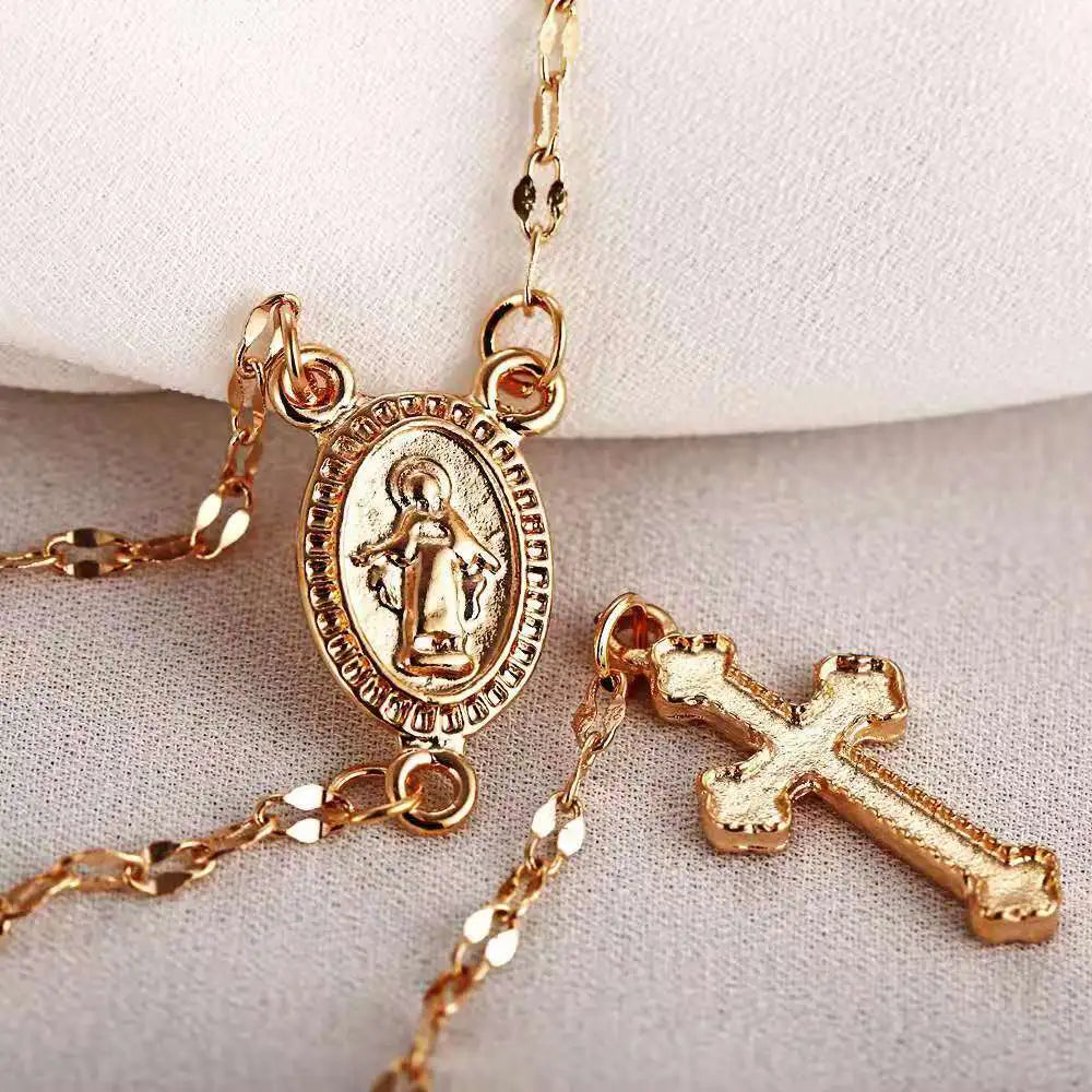 Eleanor| Rosary necklace