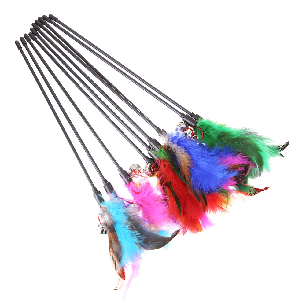 Cat toys with feathers (5 pieces) - Featherchase