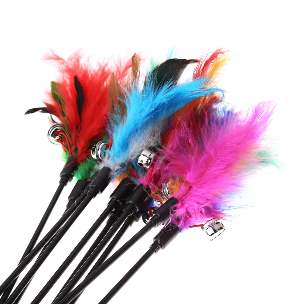 Cat toys with feathers (5 pieces) - Featherchase