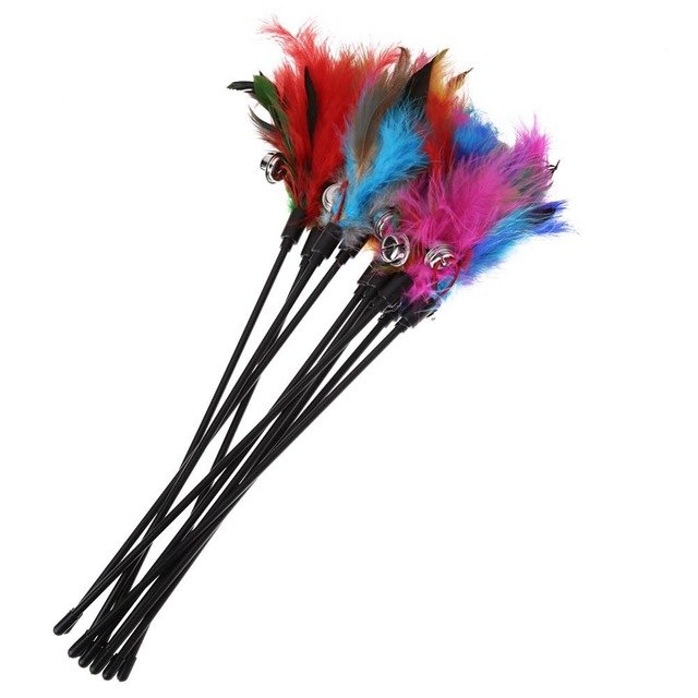 Cat toys with feathers (5 pieces) - Featherchase