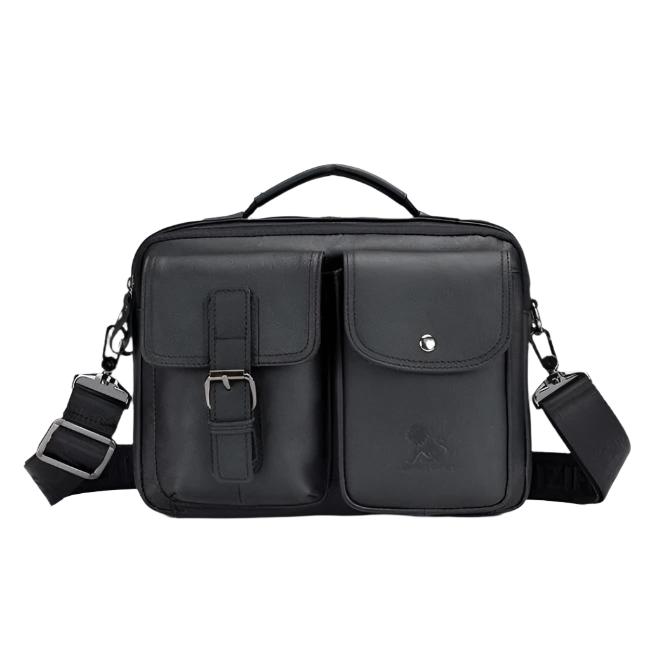 Justin | Classic Messenger Bag with Multi-Compartment Design