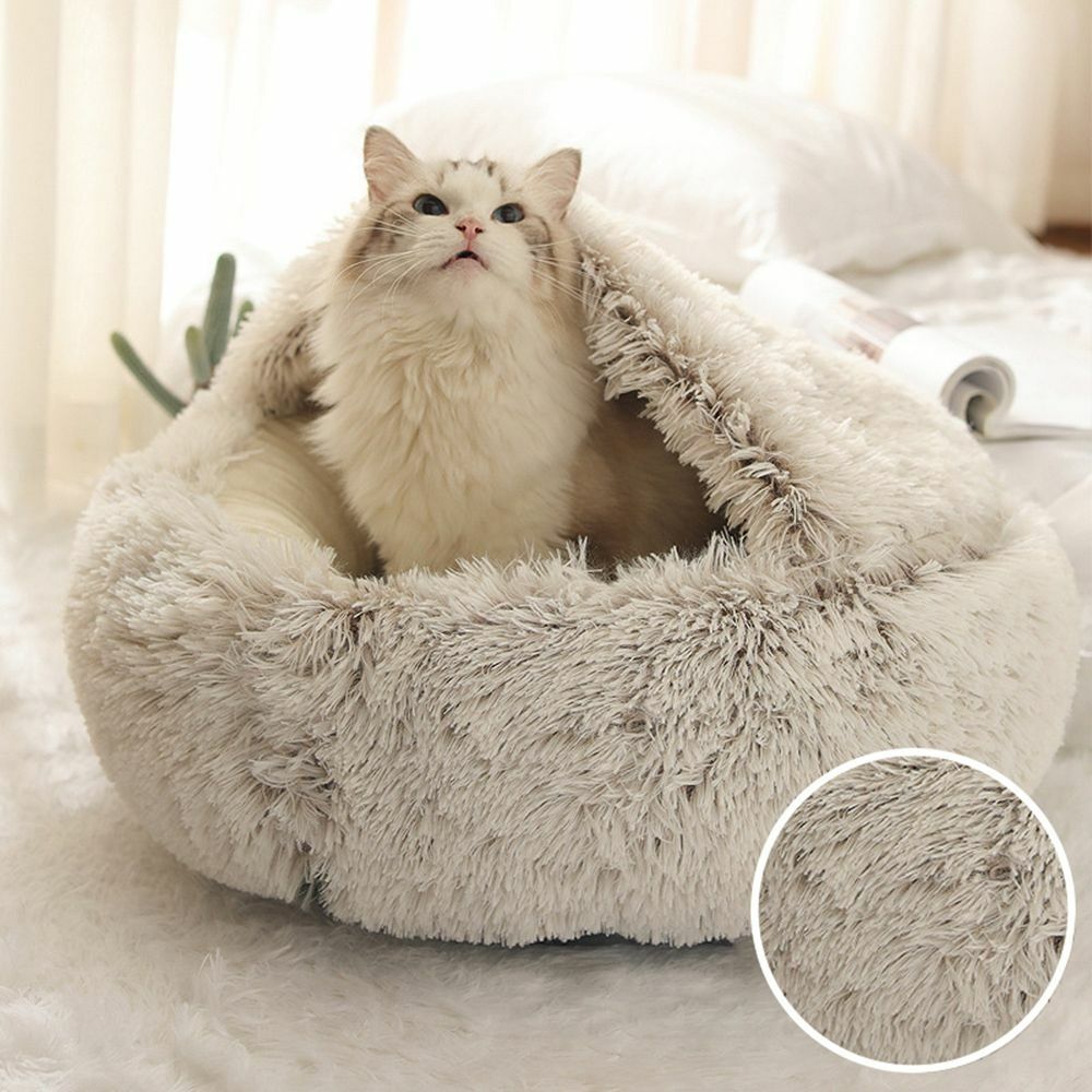Pluchen Cats Sleeping Basket | For privacy and sense of safety
