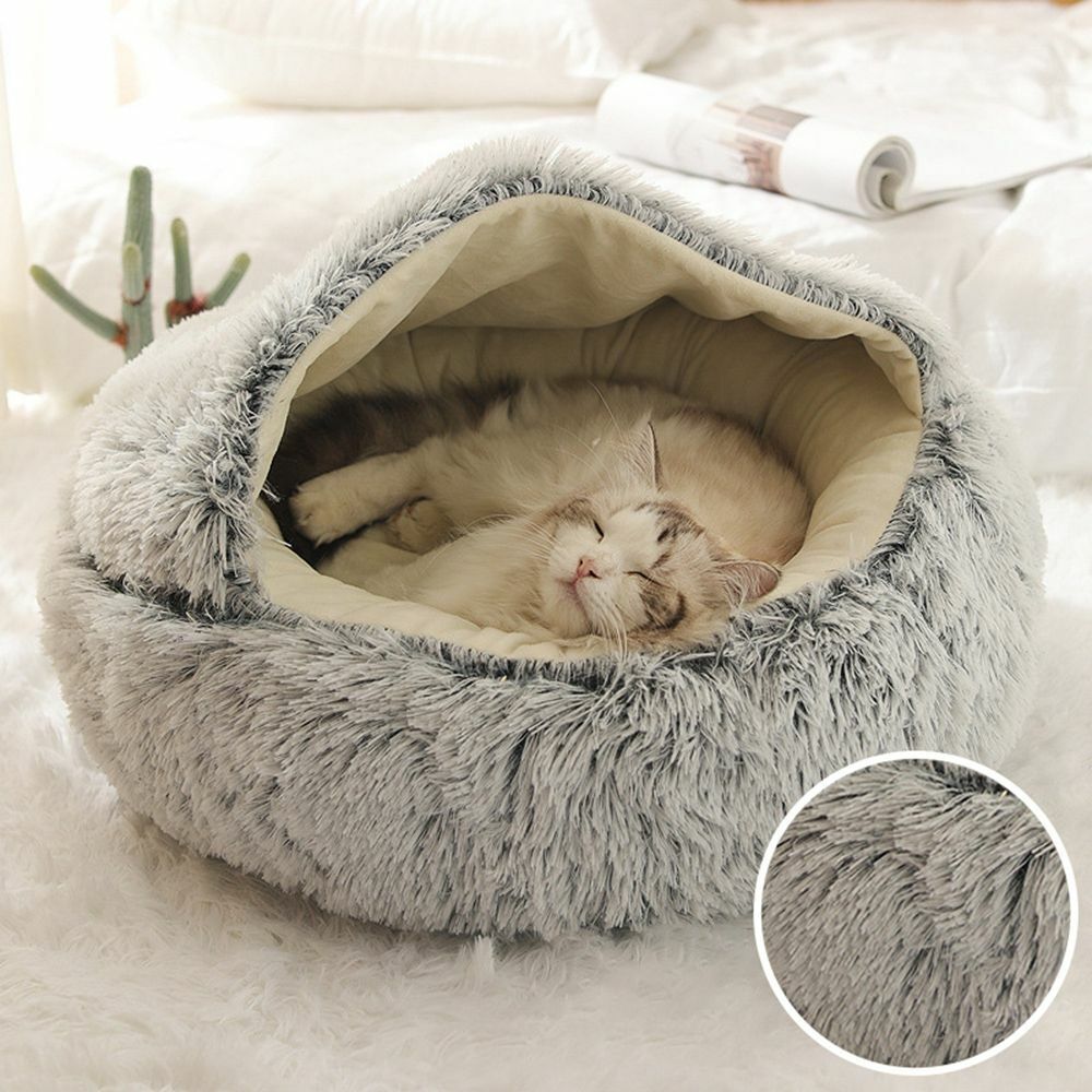 Pluchen Cats Sleeping Basket | For privacy and sense of safety