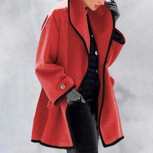 Elena | Elegant Women's Coat with Buttons and Modern Cut