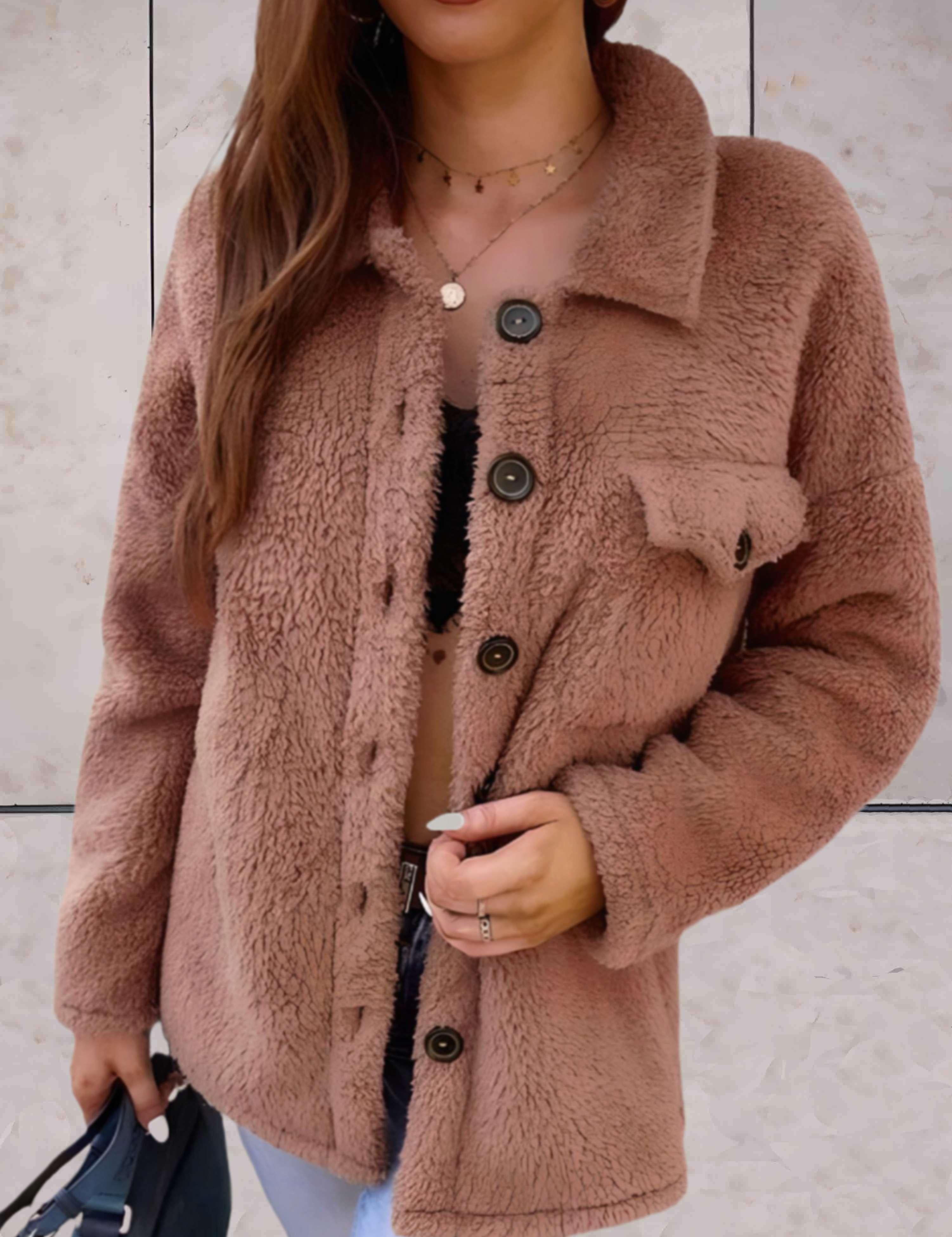 Mathilda | Stylish Winter Jacket with Buttons