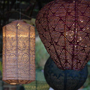Outdoor Solar Lantern - Hot Air Balloon Design, Solar-Powered LED Light for Garden-4