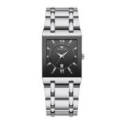 Gold square watch