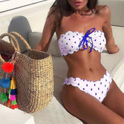 Cathy | Strapless Polkadot Bikini
