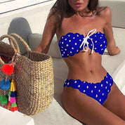 Cathy | Strapless Polkadot Bikini