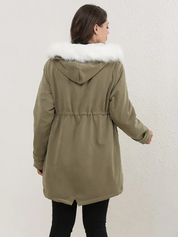 KATH | Stylish Hooded Cotton Padded Coat for Women