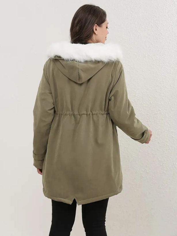 KATH | Stylish Hooded Cotton Padded Coat for Women