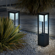 Nimbus Cube - 60cm Solar Garden Light with Warm White LED for Outdoor Use-5