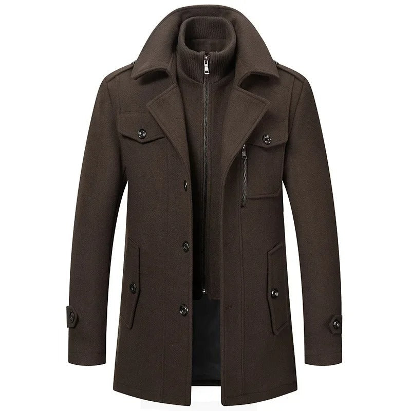 Geoffrey | Elite Men's Sleek Trench Coat