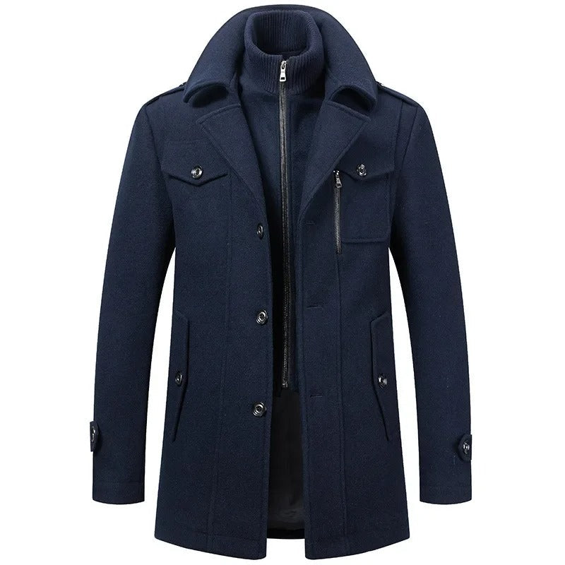 Geoffrey | Elite Men's Sleek Trench Coat