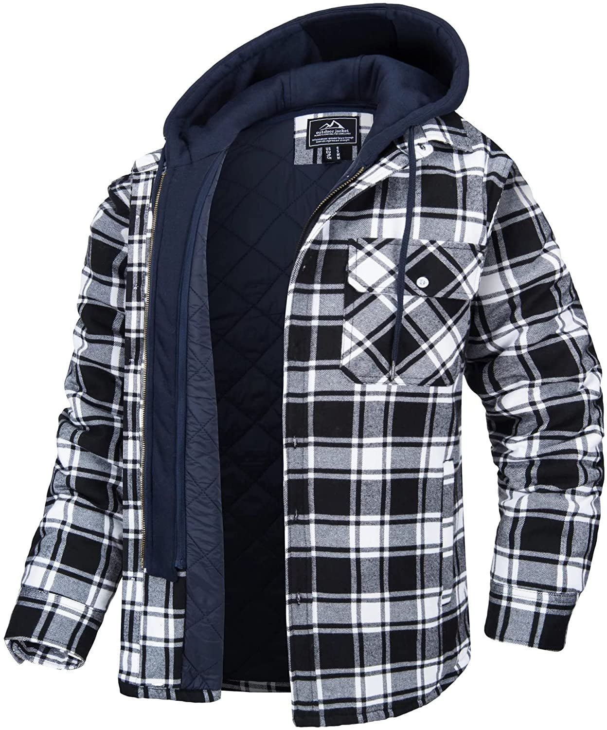 Kian | Trendy Checkered Winter Coat for Ultimate Warmth