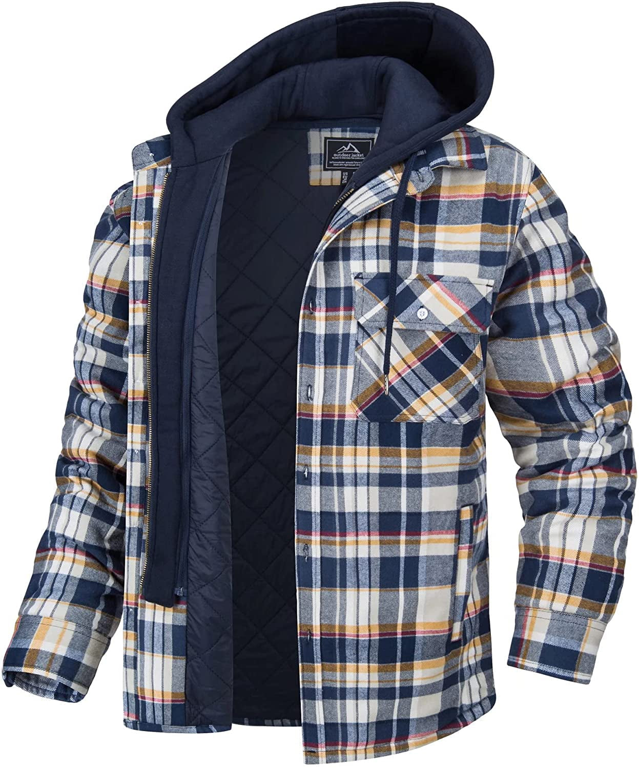 Kian | Trendy Checkered Winter Coat for Ultimate Warmth