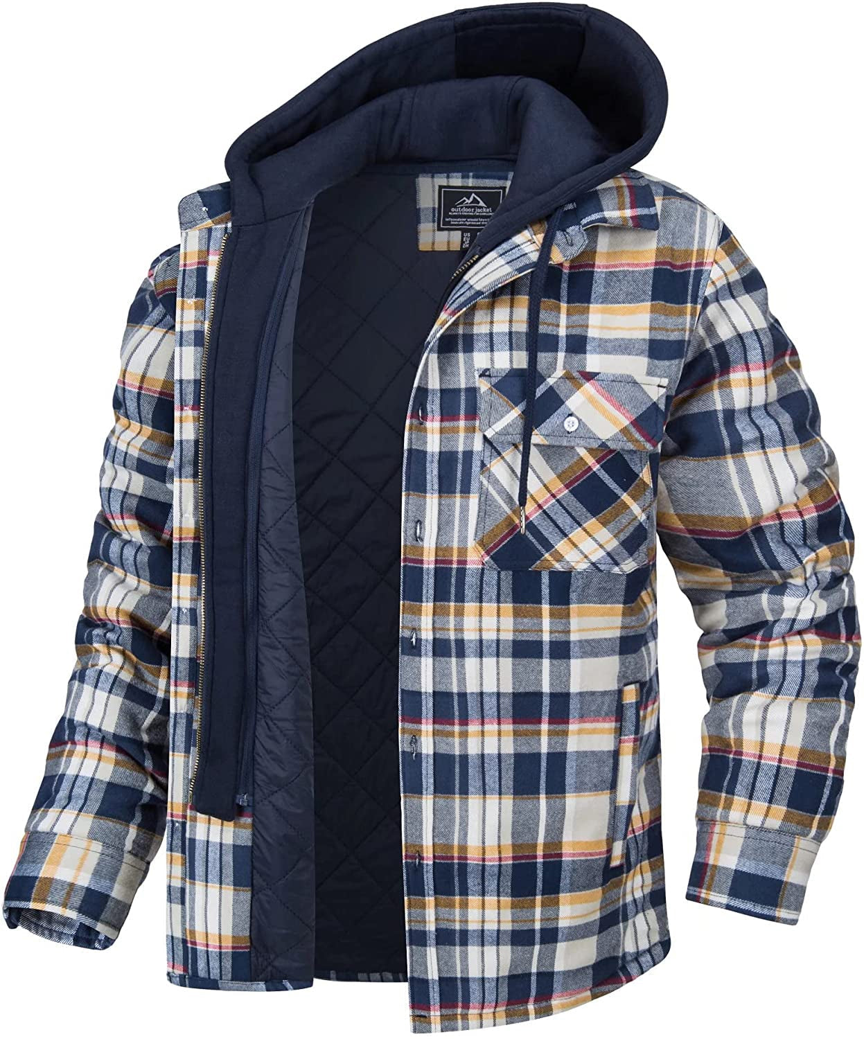 Kian | Trendy Checkered Winter Coat for Ultimate Warmth