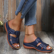 Evelyn | Non-slip Orthopedic Leather Sandals