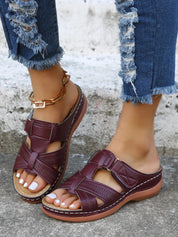 Evelyn | Non-slip Orthopedic Leather Sandals