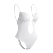 Deep V-Neck Shapewear Bodysuit - Ultimate Body Shaper for Flawless Silhouette-5