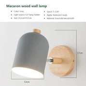 WoodLuma | Cute Wooden Wall Hanging Lamp