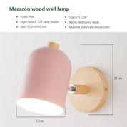 WoodLuma | Cute Wooden Wall Hanging Lamp