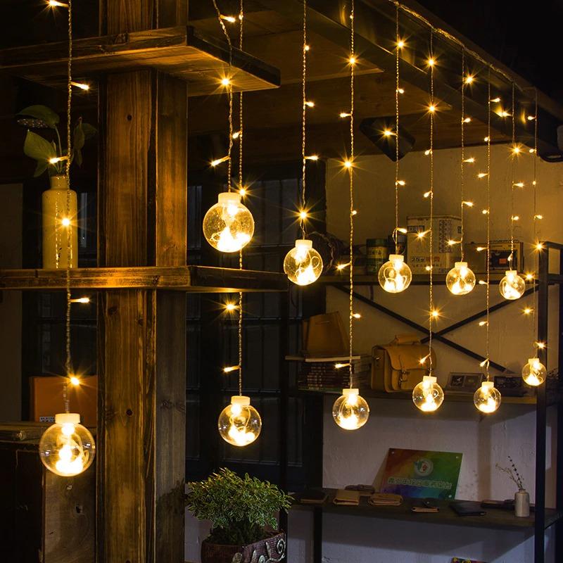 LED Globe Pendant Lights - Warm White & Multi-Color for Outdoor Ambiance-1
