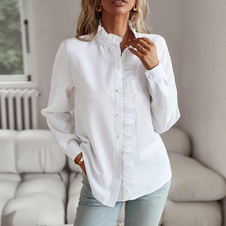 Viola | Elegant Long Sleeve Blouse for Women