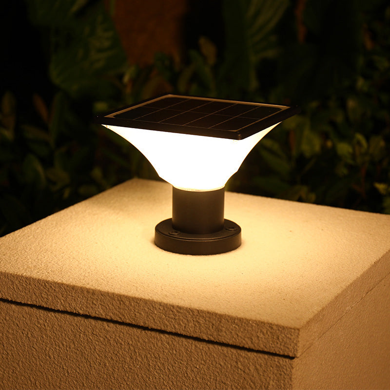 Waterproof Solar Garden Lights - 4000mAh Battery, 3 Light Colors, Outdoor Use-3